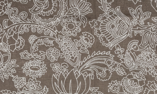 Floral Print on Chanderi Silk Fabric 2