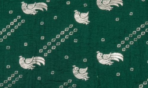 GREEN PEACOCK FOIL WORK 2
