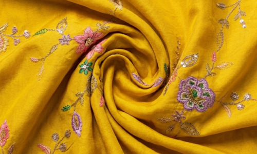 Lemon Yellow embd on tissue 1