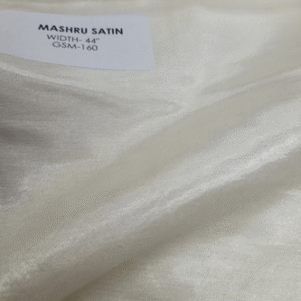 Plain Dyeable Mashroo Satin Fabric