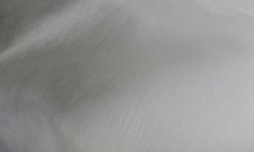 Silver Shimmer Satin Fabric