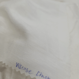 Plain Dyeable Viscose Linen Fabric