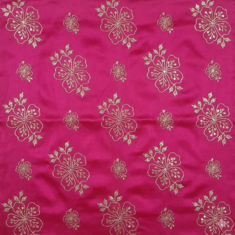 pink satin foil work 2